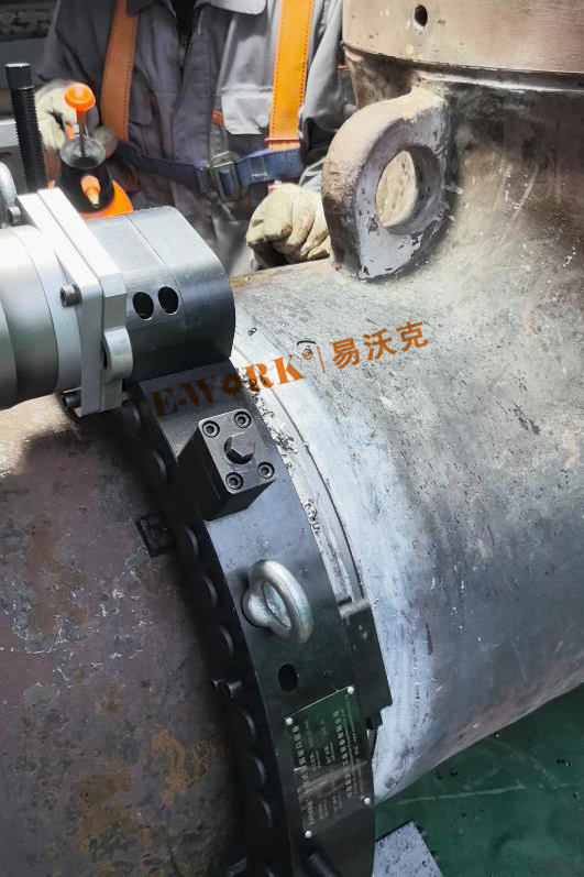 管径558.8*24.8mm 材质：12Cr1MoVG 管道切割坡口